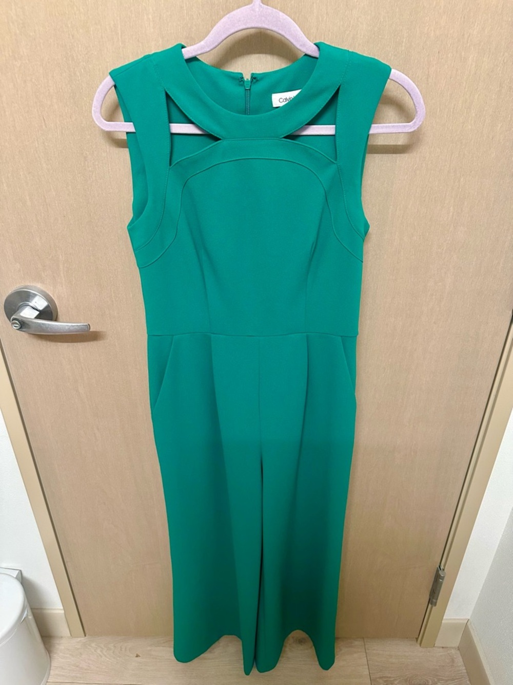 Calvin Klein Green jumpsuit size 6